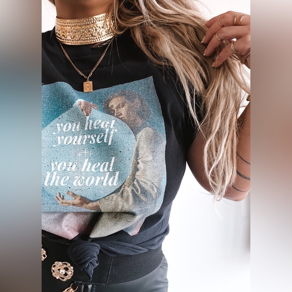 Pebby Forevee You Heal Yourself Your Heal The World shirt